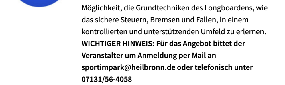 Sport in the Park in Heilbronn Sport in the Park in Heilbronn